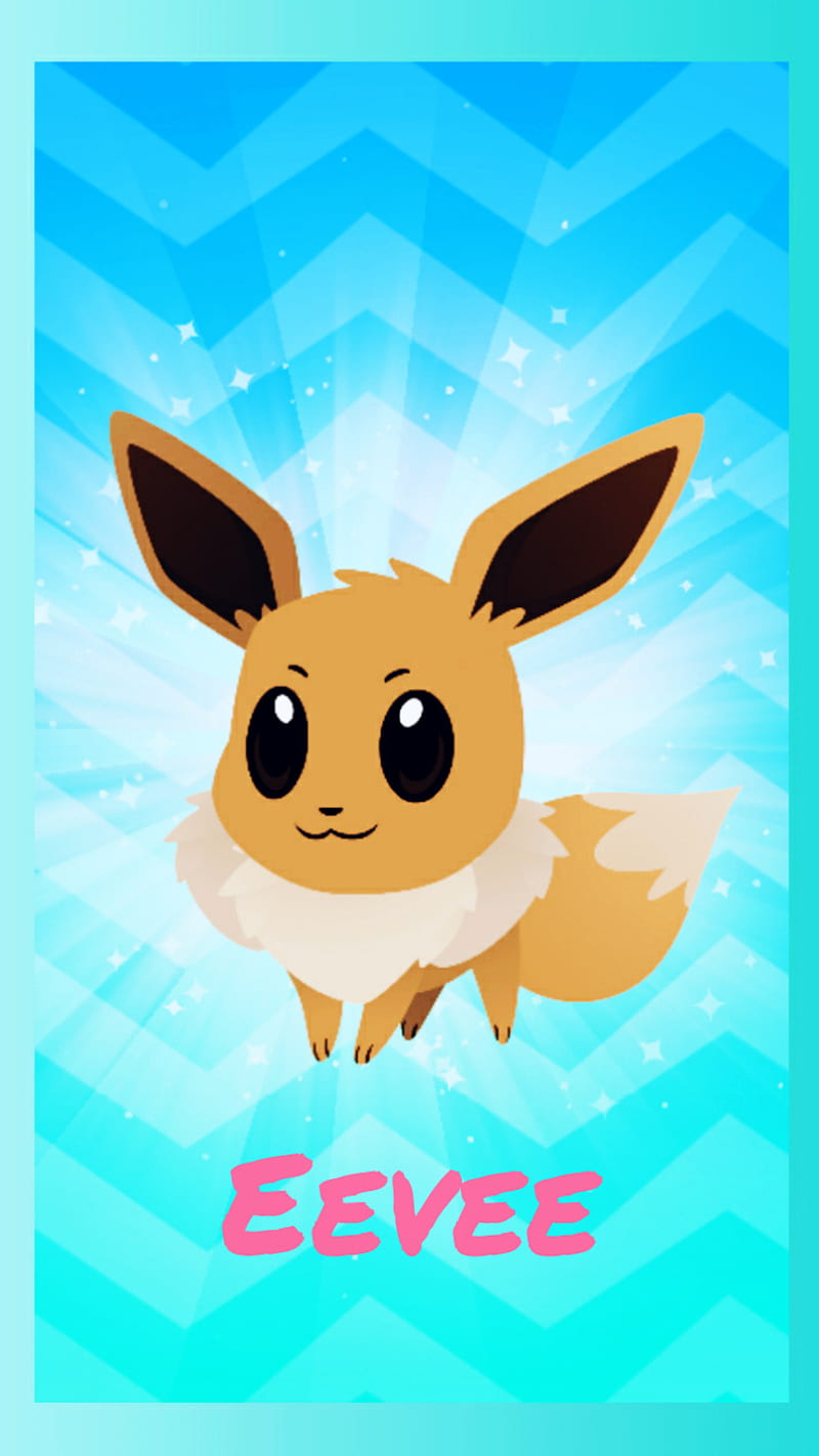 A cute little pokemon with the name evee - Pokemon