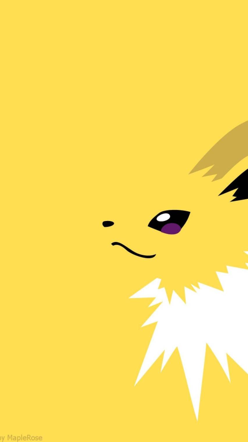 A yellow and black pikachu with white spots on its face - Pokemon
