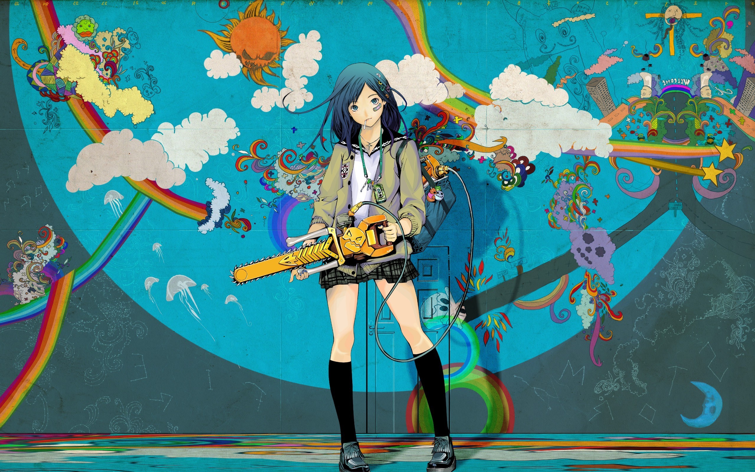 rainbows, Anime Girls, Anime Wallpaper HD / Desktop and Mobile Background