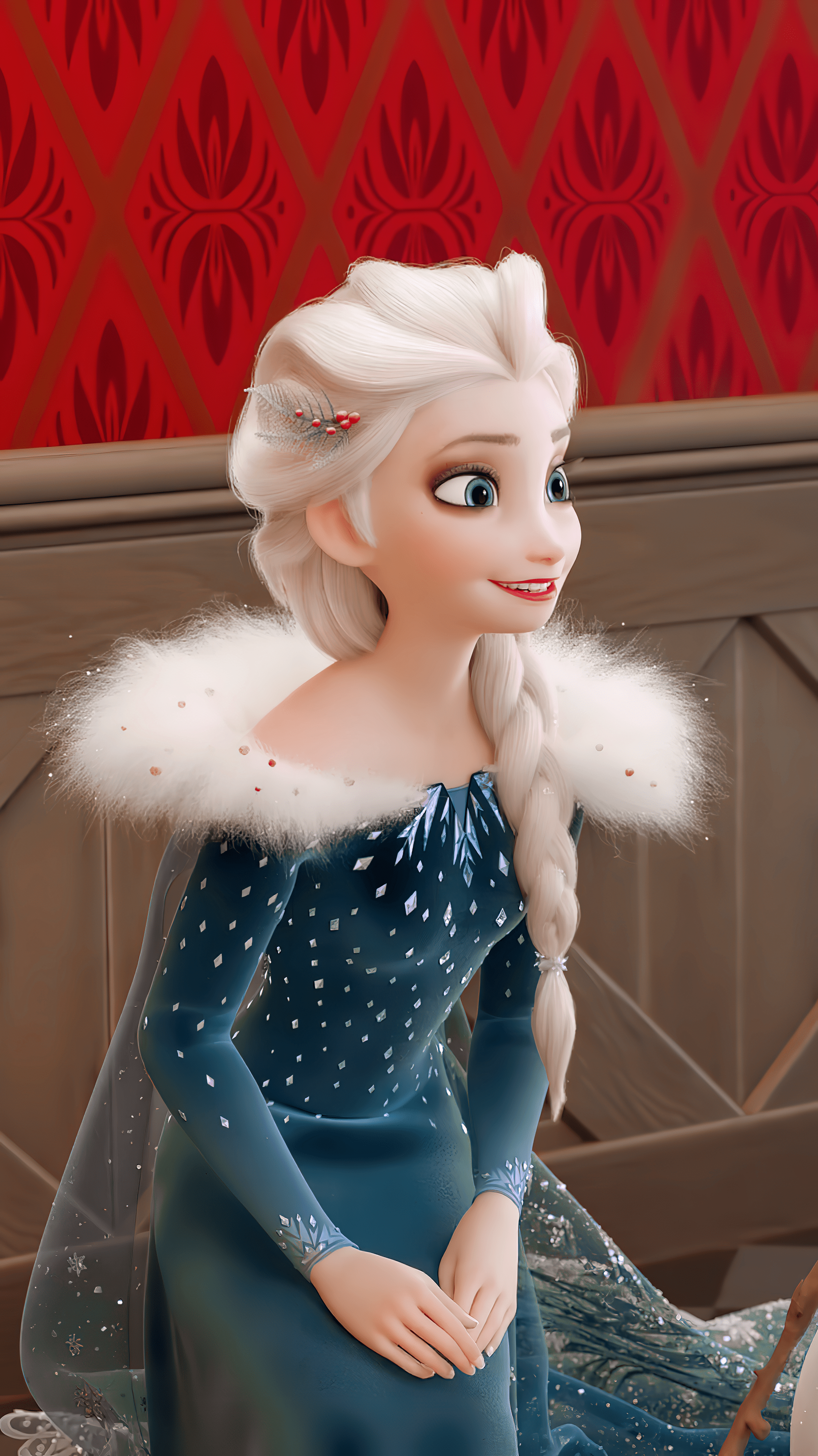 Elsa 4k wallpaper ❄
