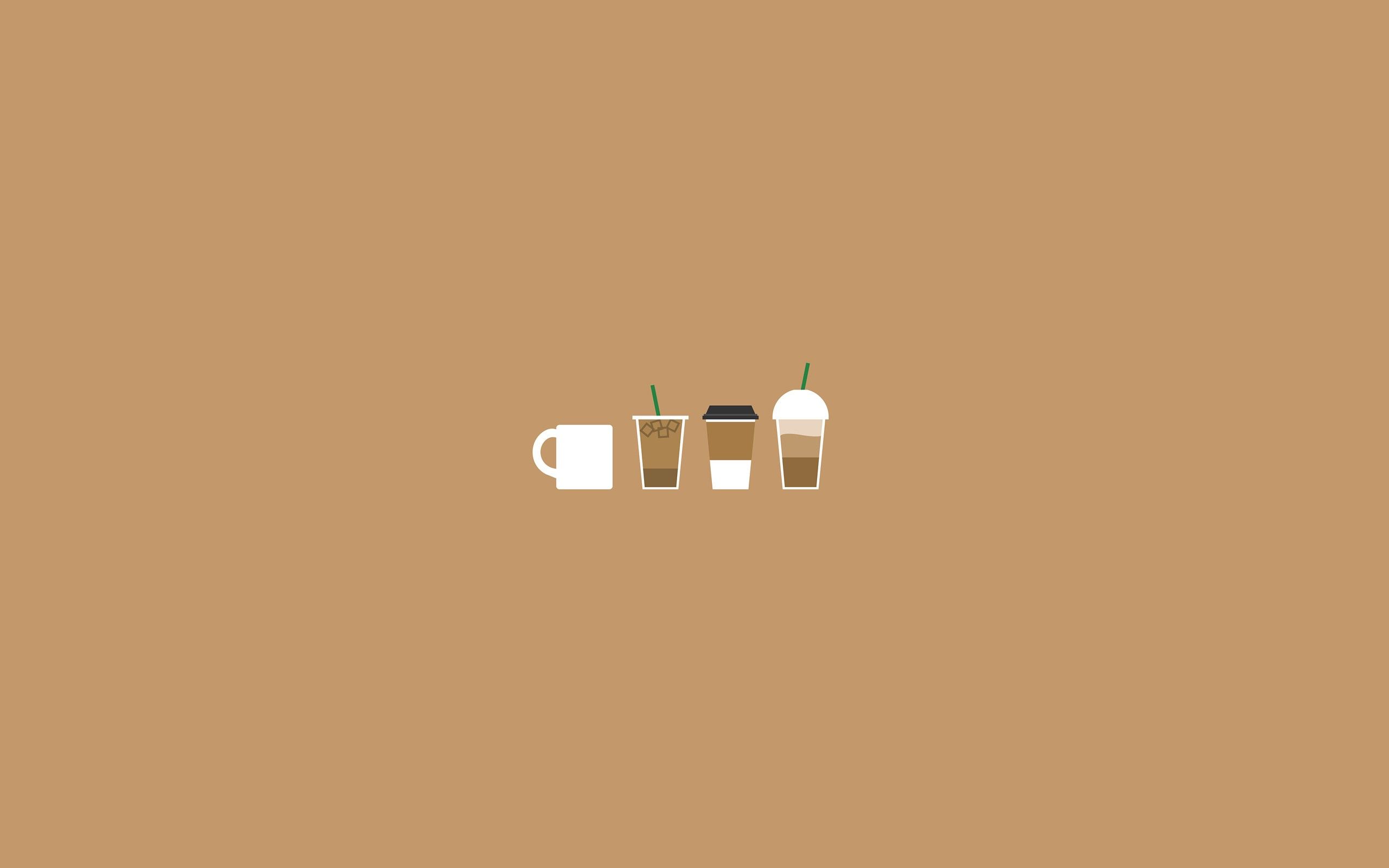 Free download Coffee Illustration Aesthetic desktop wallpaper Minimalist [ 2560x1600] for your Desktop, Mobile & Tablet. Explore Aesthetic Simple Laptop Wallpaper. Simple Background, Simple Desktop Background, Simple Background Image
