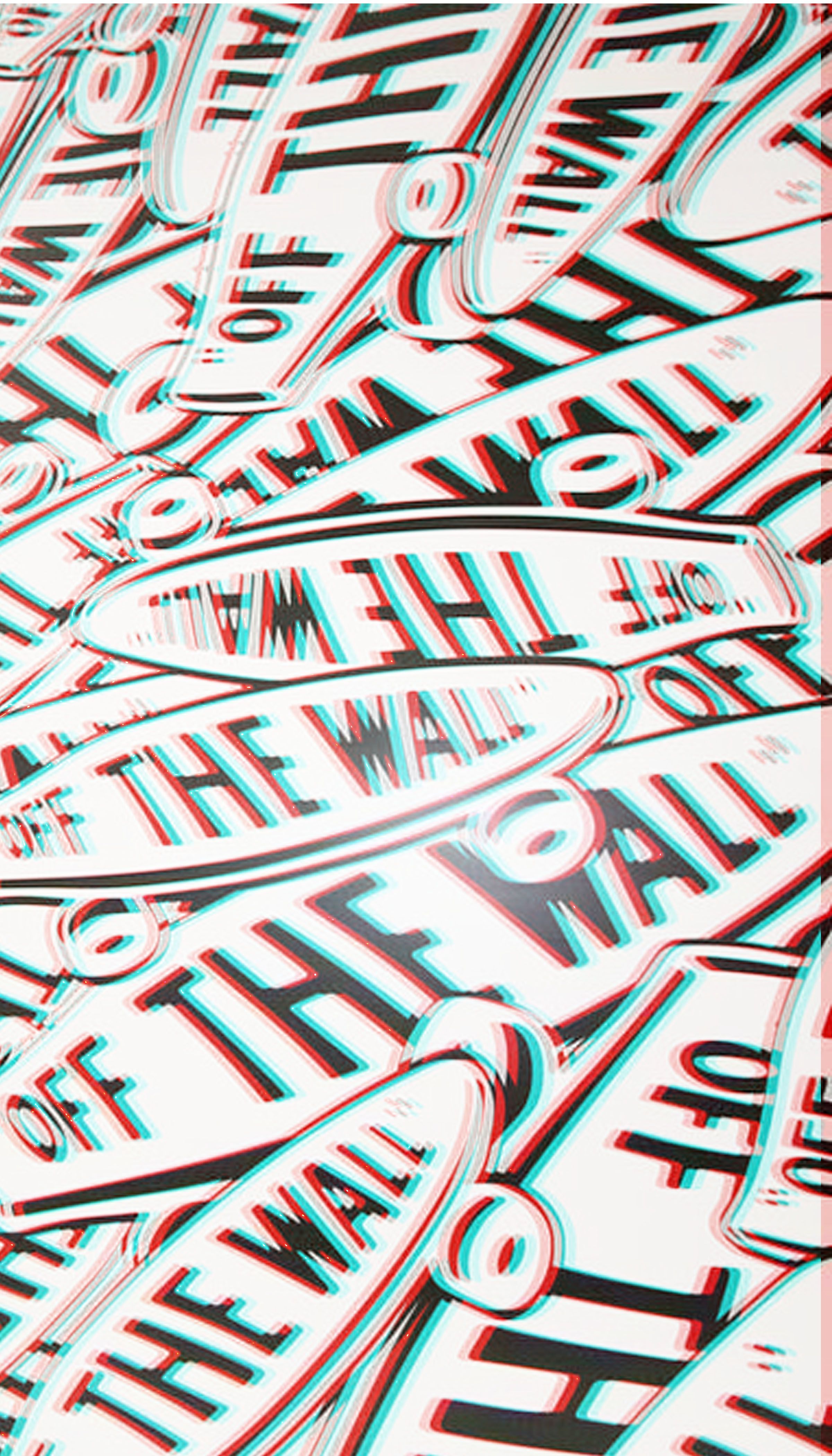 A repeating pattern of Vans shoes with text - Vans