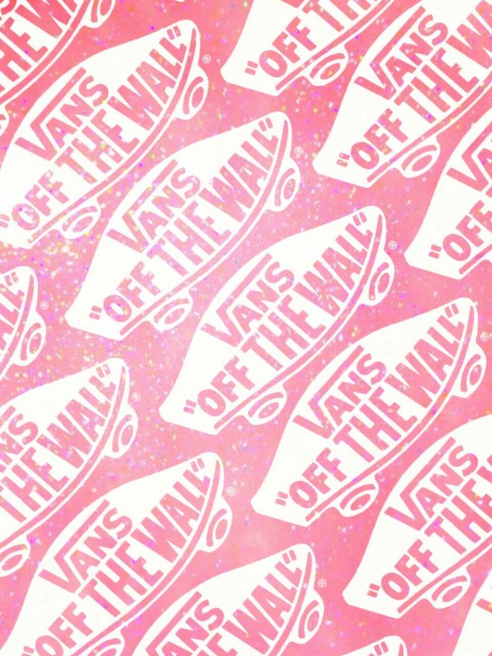 Vans off the wall pink and white pattern - Vans