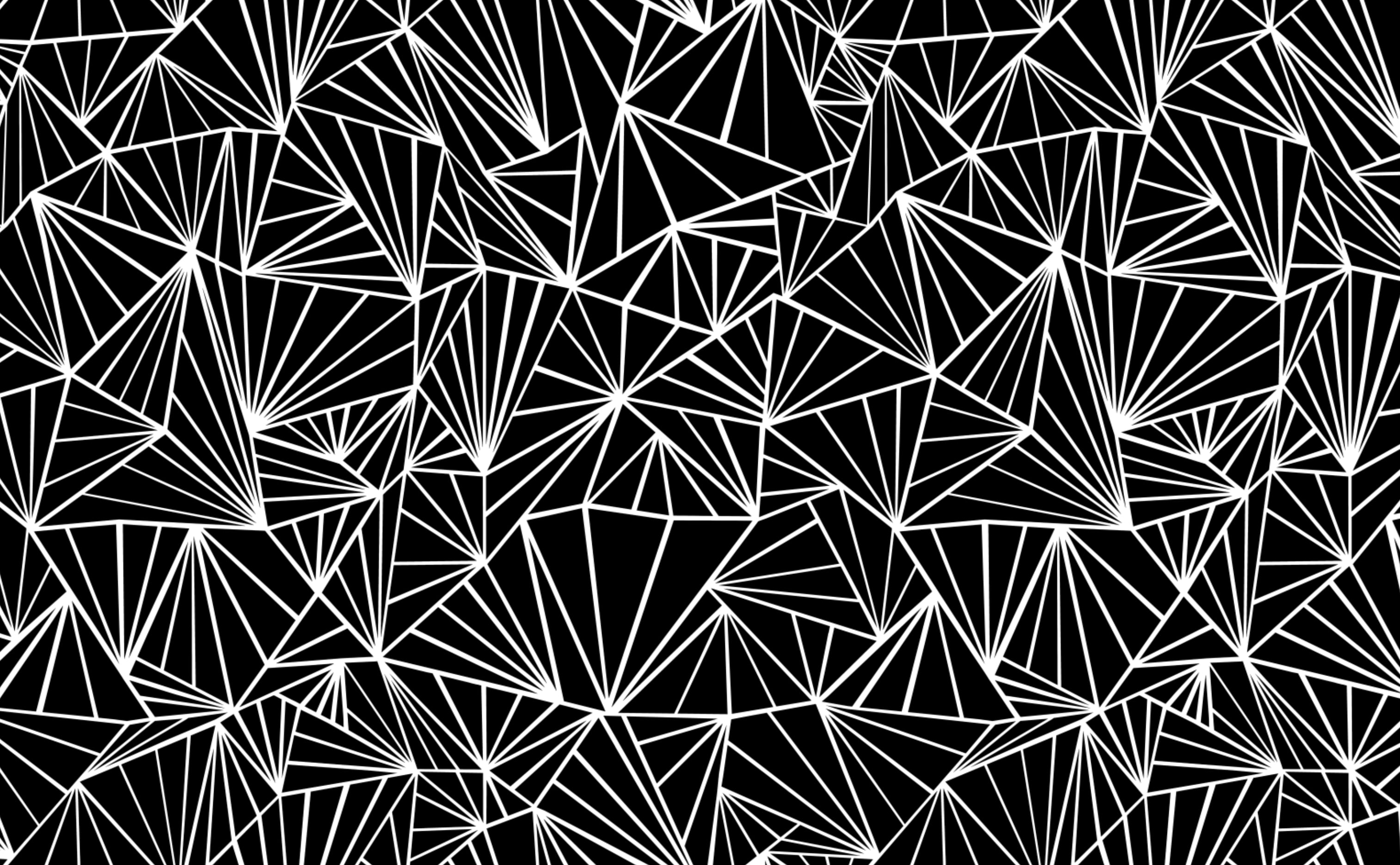 A black and white abstract pattern - Pattern