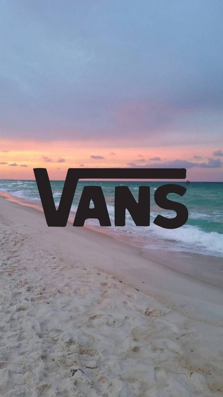 Vans logo on a beach - Vans