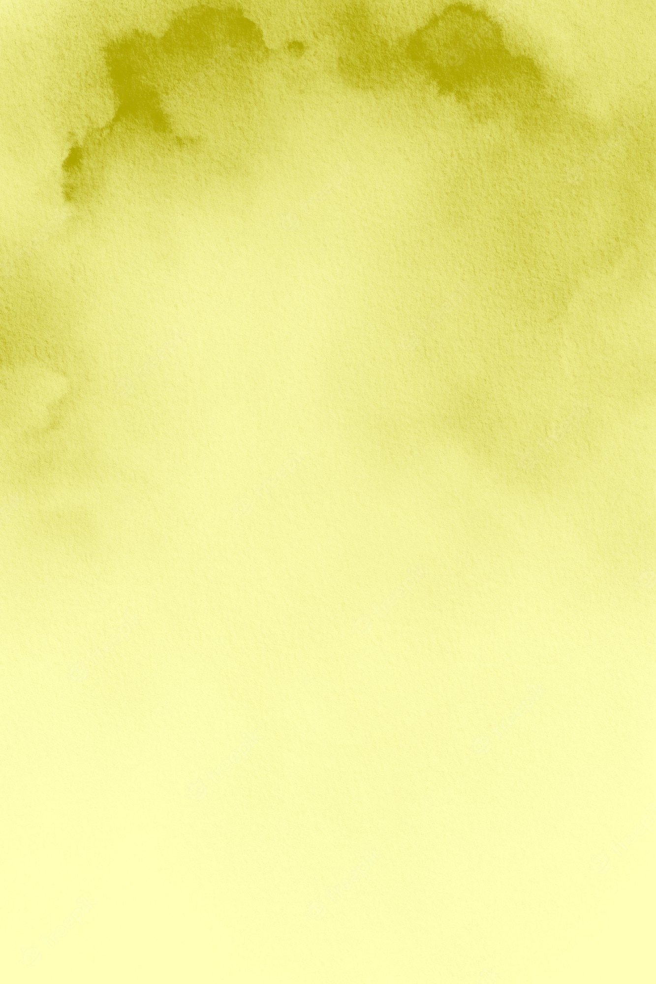 Watercolor background with a gradient of yellow and green - Pastel yellow