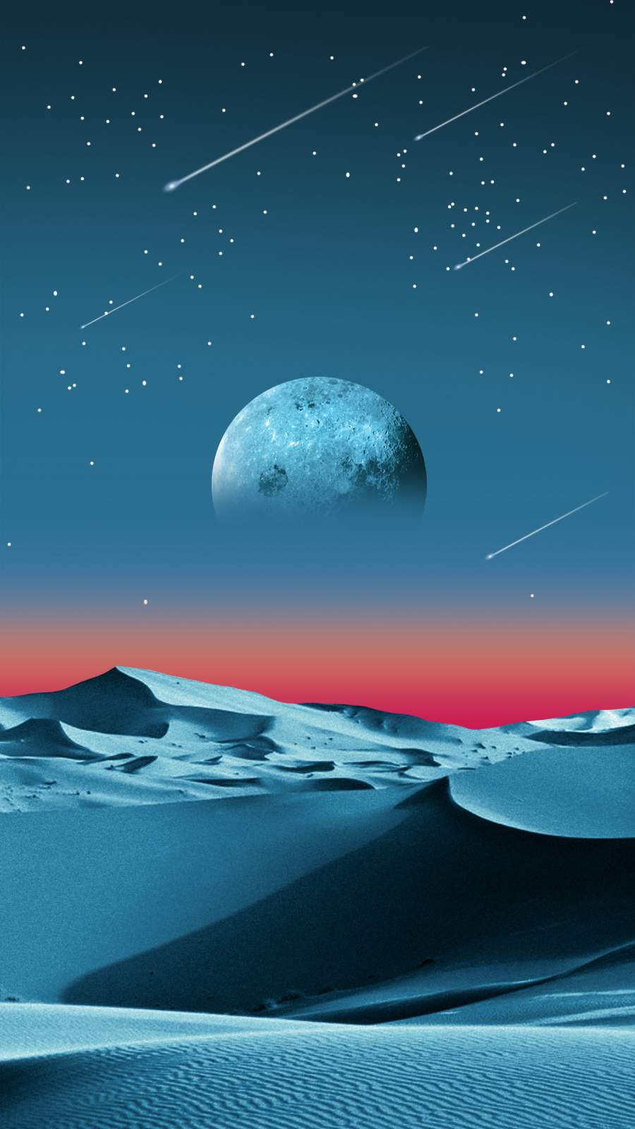 Desert Moon IPhone Wallpaper Wallpaper : iPhone Wallpaper