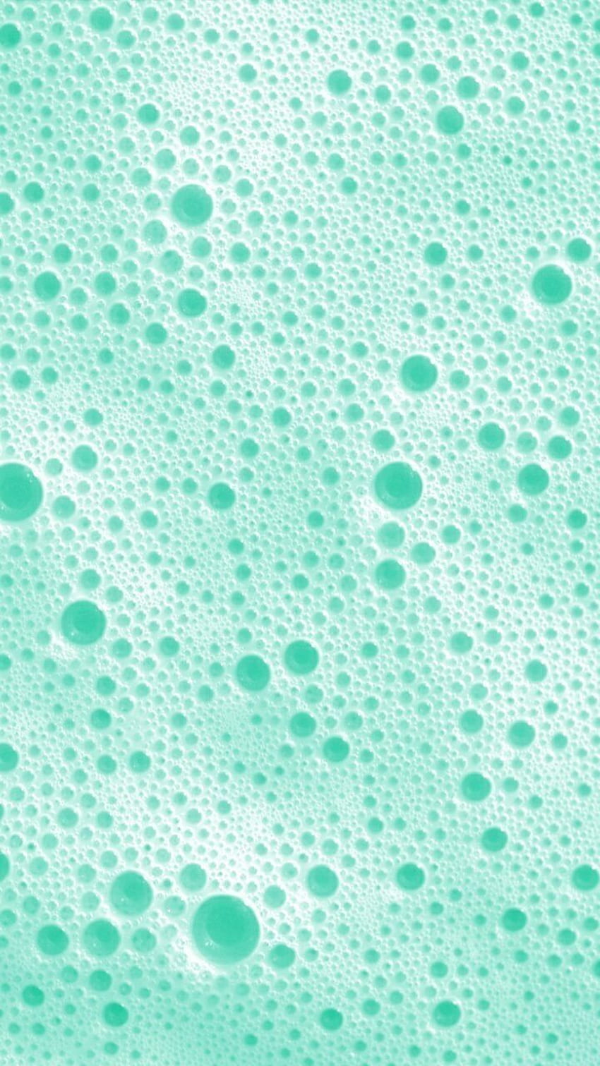 A close up of bubbles in water - Turquoise, light green, aqua, mint green, bubbles, green