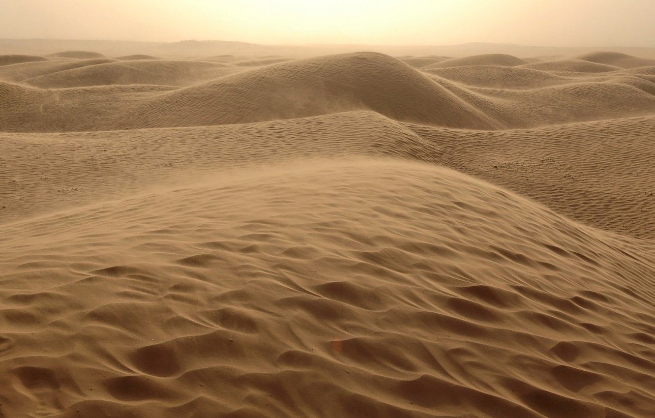 Wallpaper sand, desert, heat image for desktop, section природа