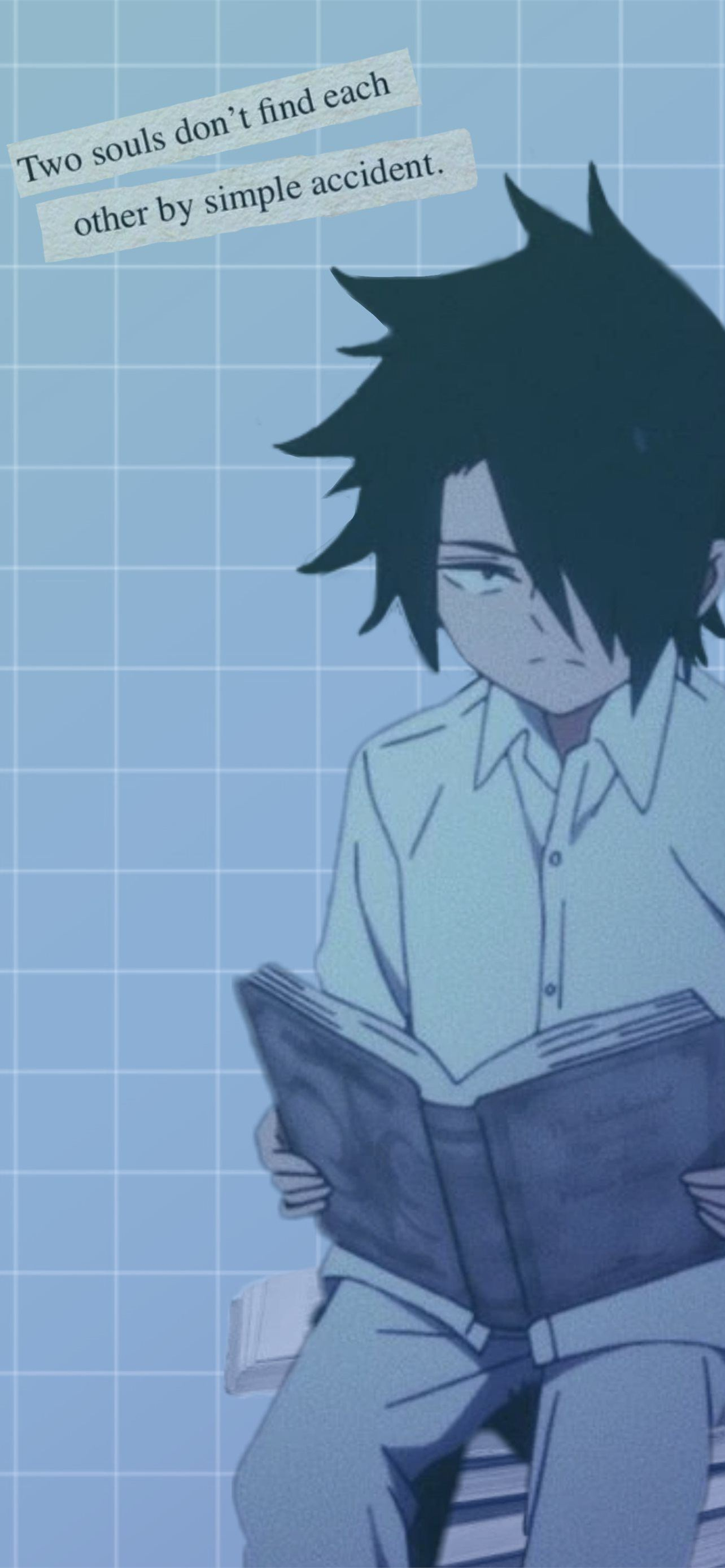 Aesthetic anime boy reading a book - Deku