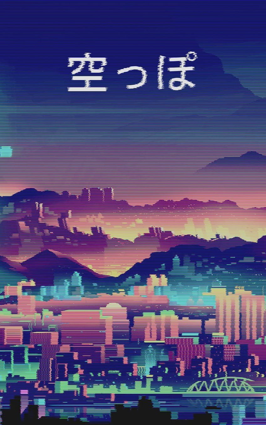 Aesthetic Vaporwave Wallpaper For Phone With High Resolution 1080x1920 Pixel. You Can Use This Wallpaper For Your Windows 10 Laptop Computer 1920x1080 - Anime city