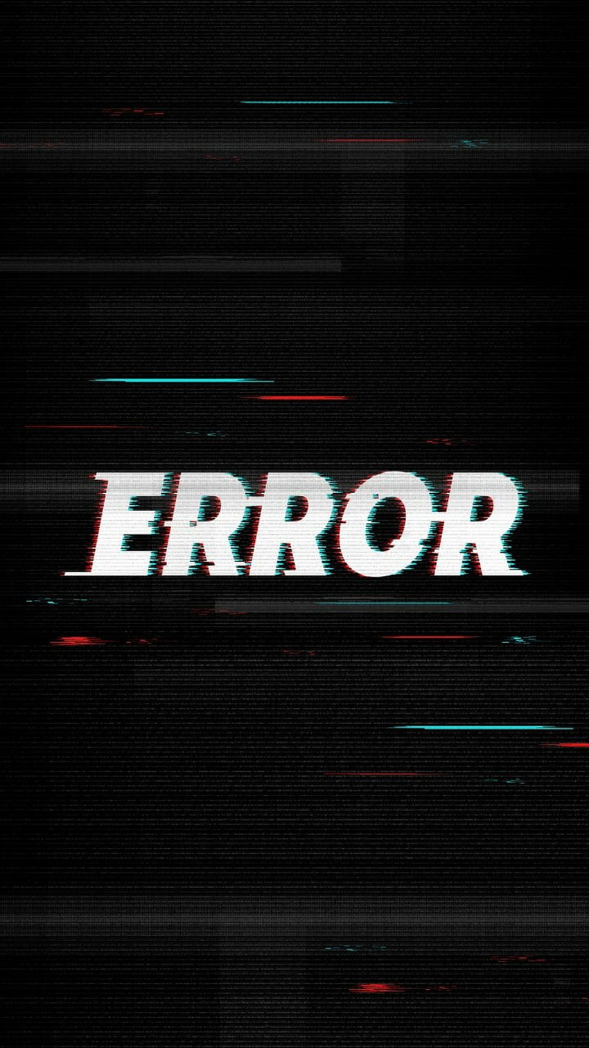 A black background with the word error on it - Black glitch