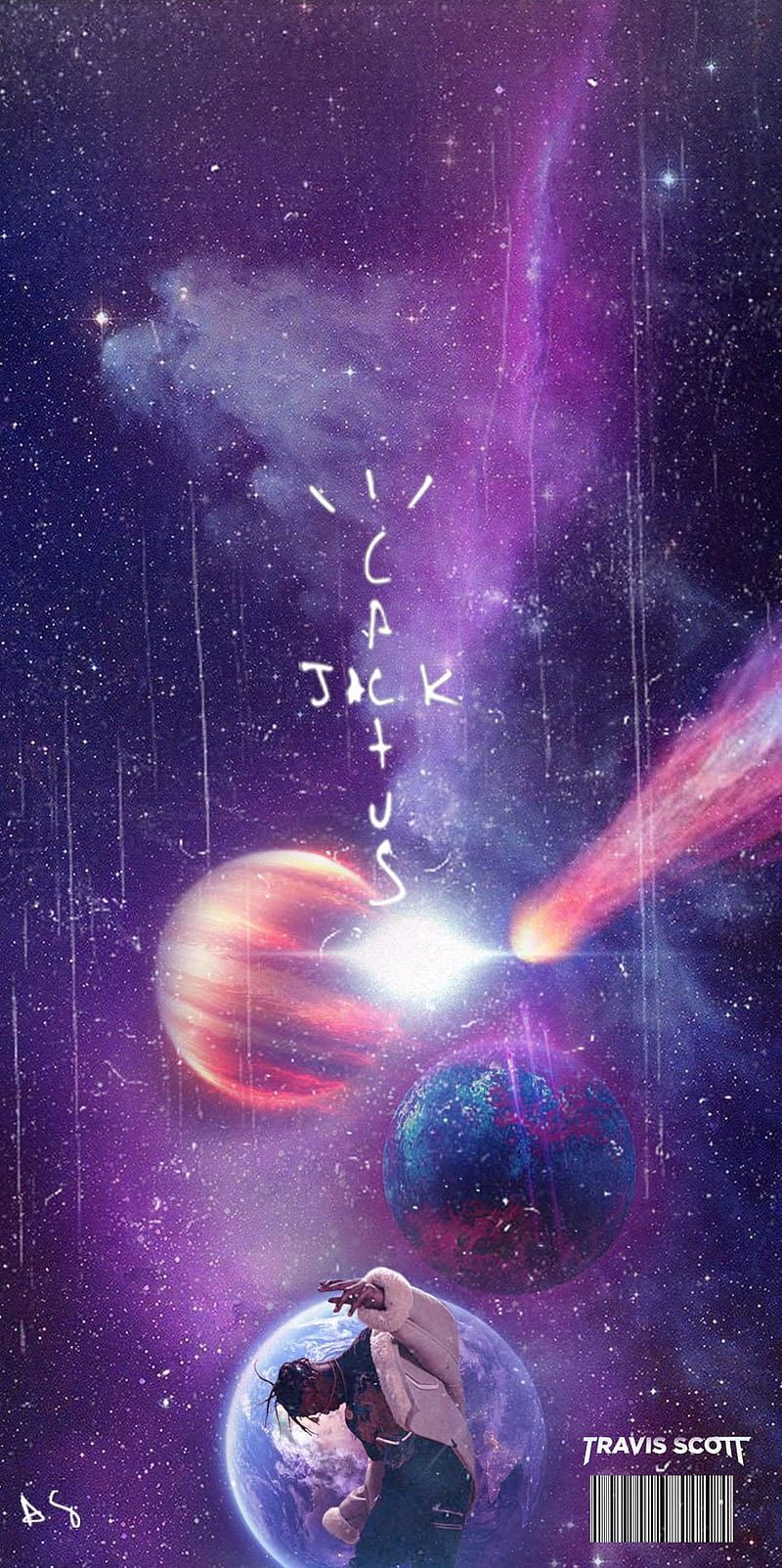 A phone wallpaper of a couple in space with the words 