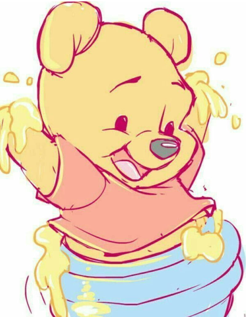 Or link winnie the pooh in a bucket of honey - Winnie the Pooh