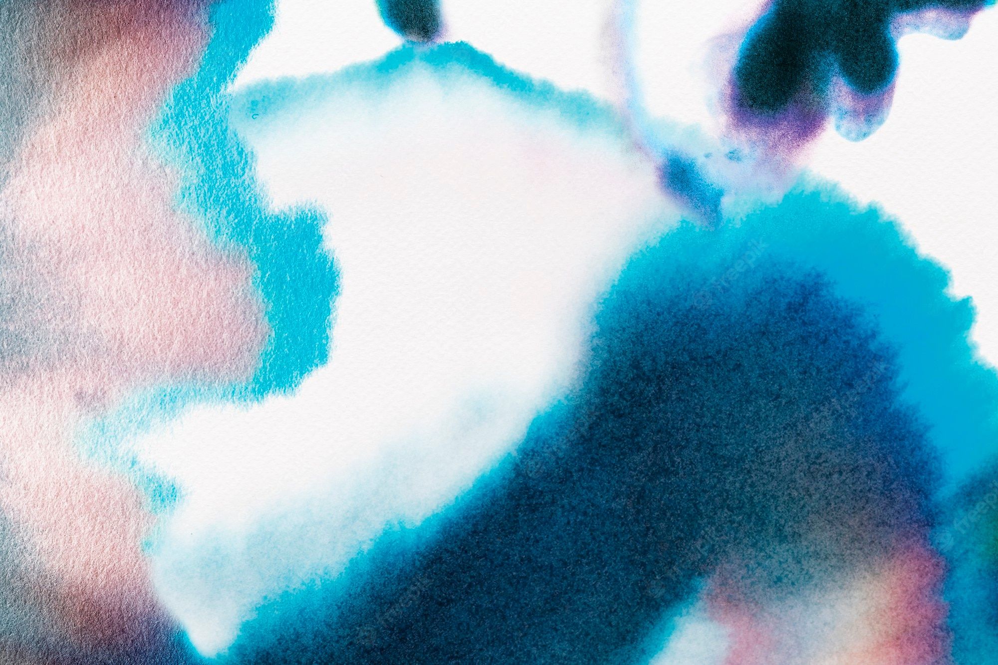 Free Photo. Aesthetic abstract chromatography background in blue indigo