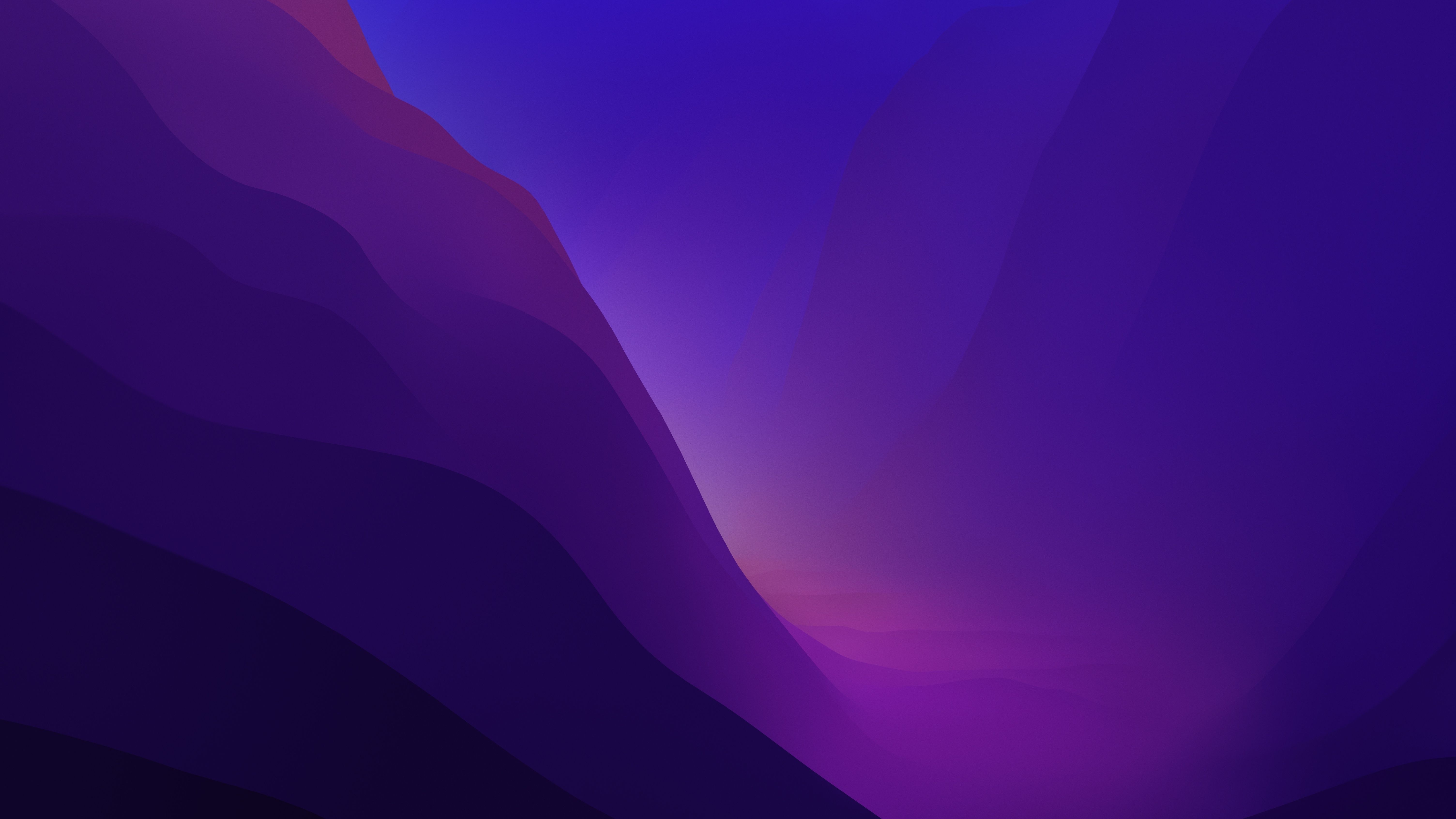 A purple and blue mountain landscape - IMac, indigo