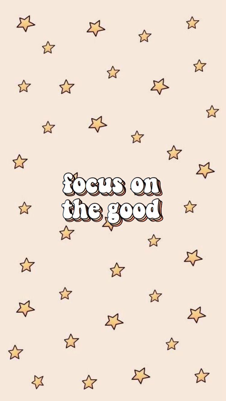 Focus on the good, wallpaper, stars, positive - Positivity
