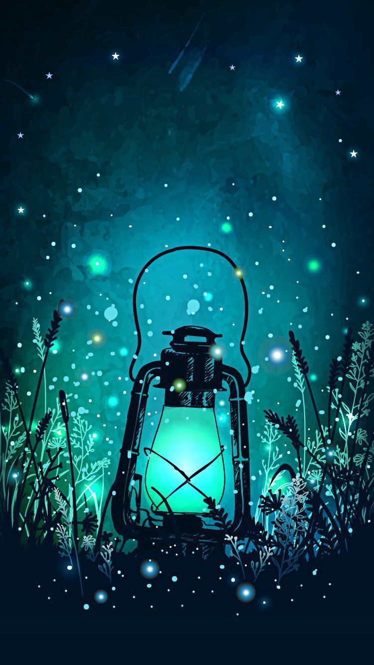 A lantern in the night sky - Magic
