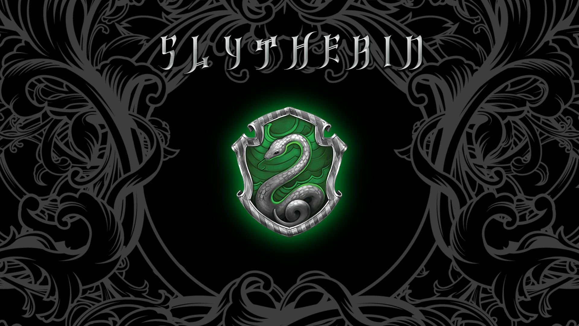 Slytherin Logo Black Background HD Slytherin Wallpaper
