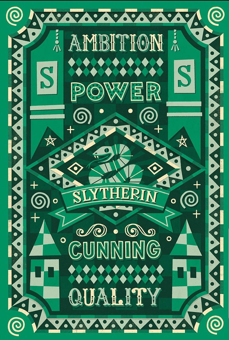 Harry potter quote poster featuring the digital art ambition power by person - Slytherin