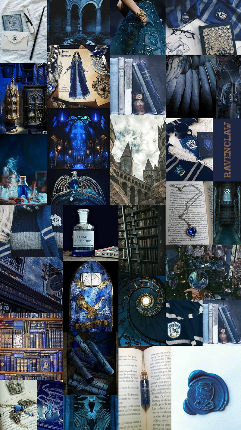 Ravenclaw, aesthetic, harry potter, hogwarts, HD phone wallpaper