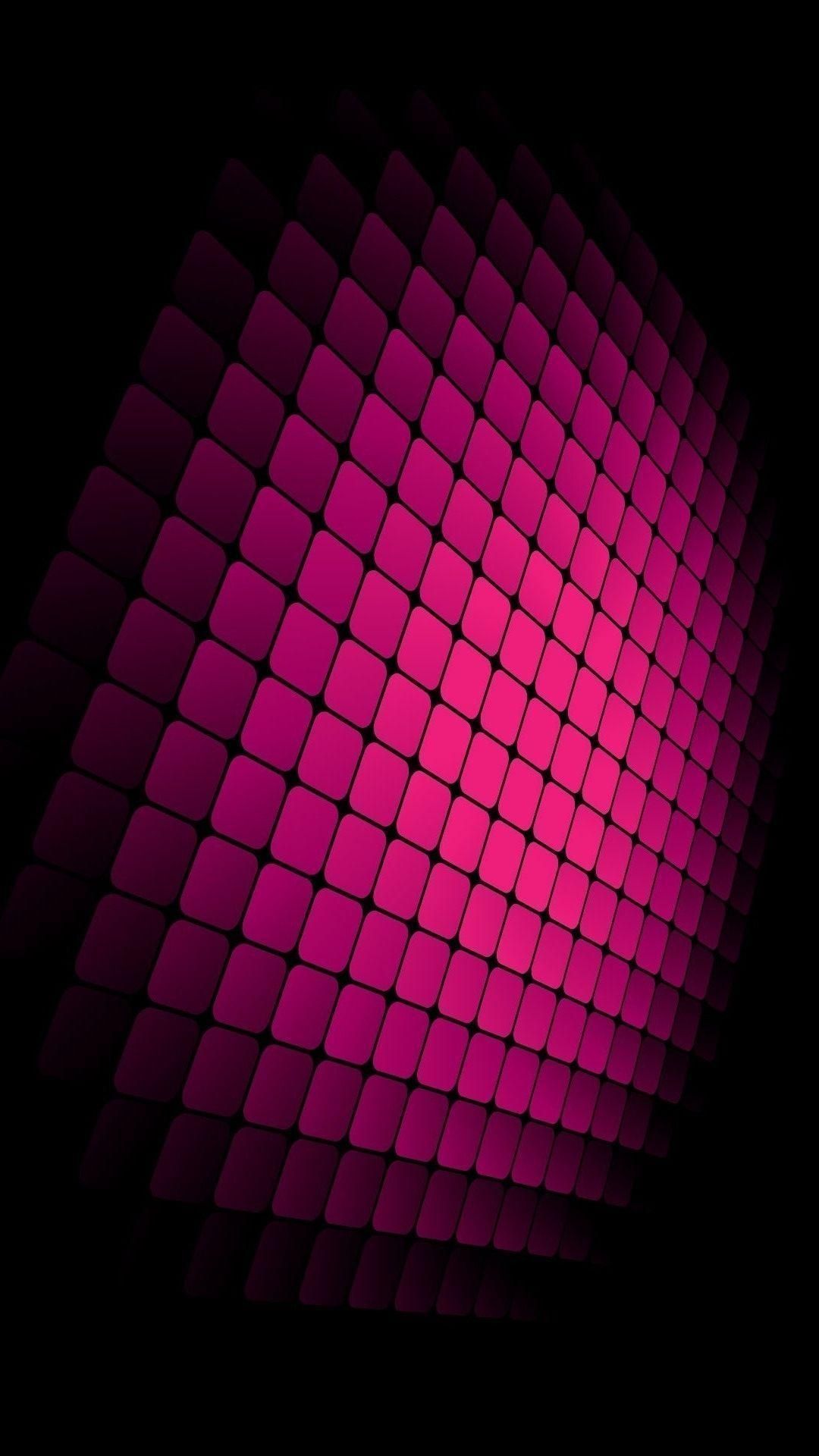 A purple and black background with squares - Magenta