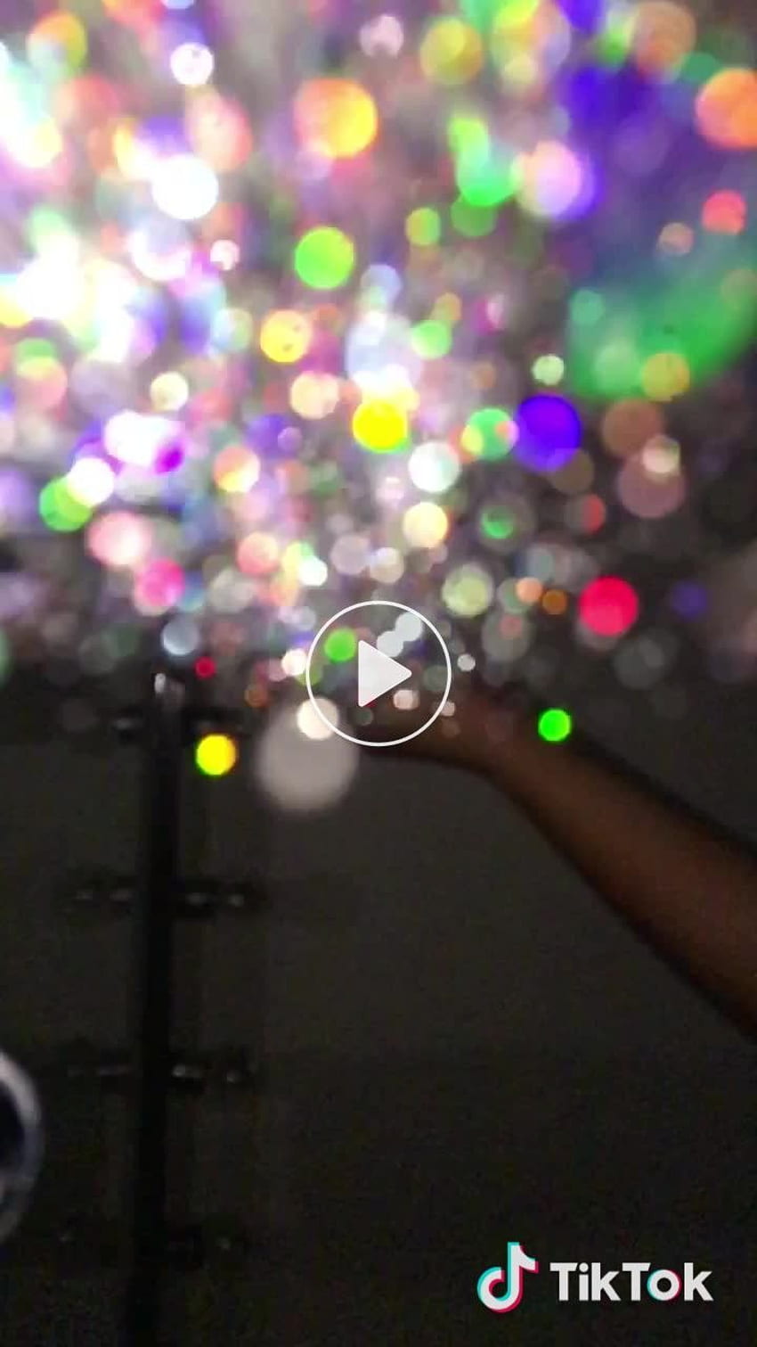 Video of a colorful tunnel of lights - TikTok