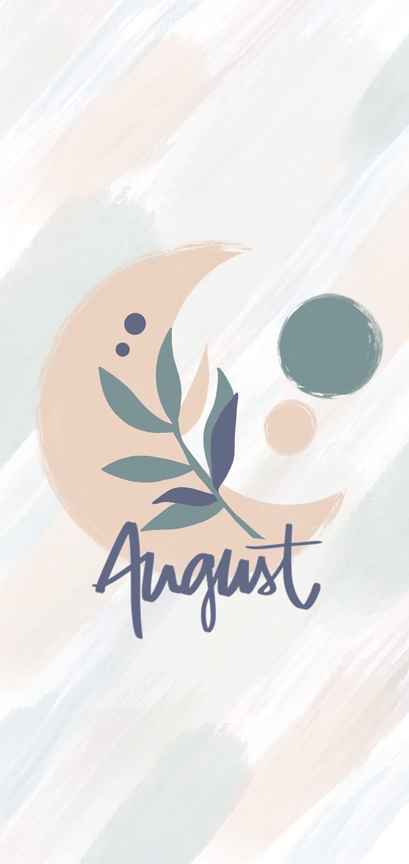August, minimalist, art, boho, minimalist art, summer, HD phone wallpaper