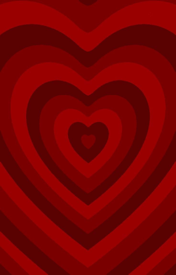 Red hearts background for valentines day - Heart