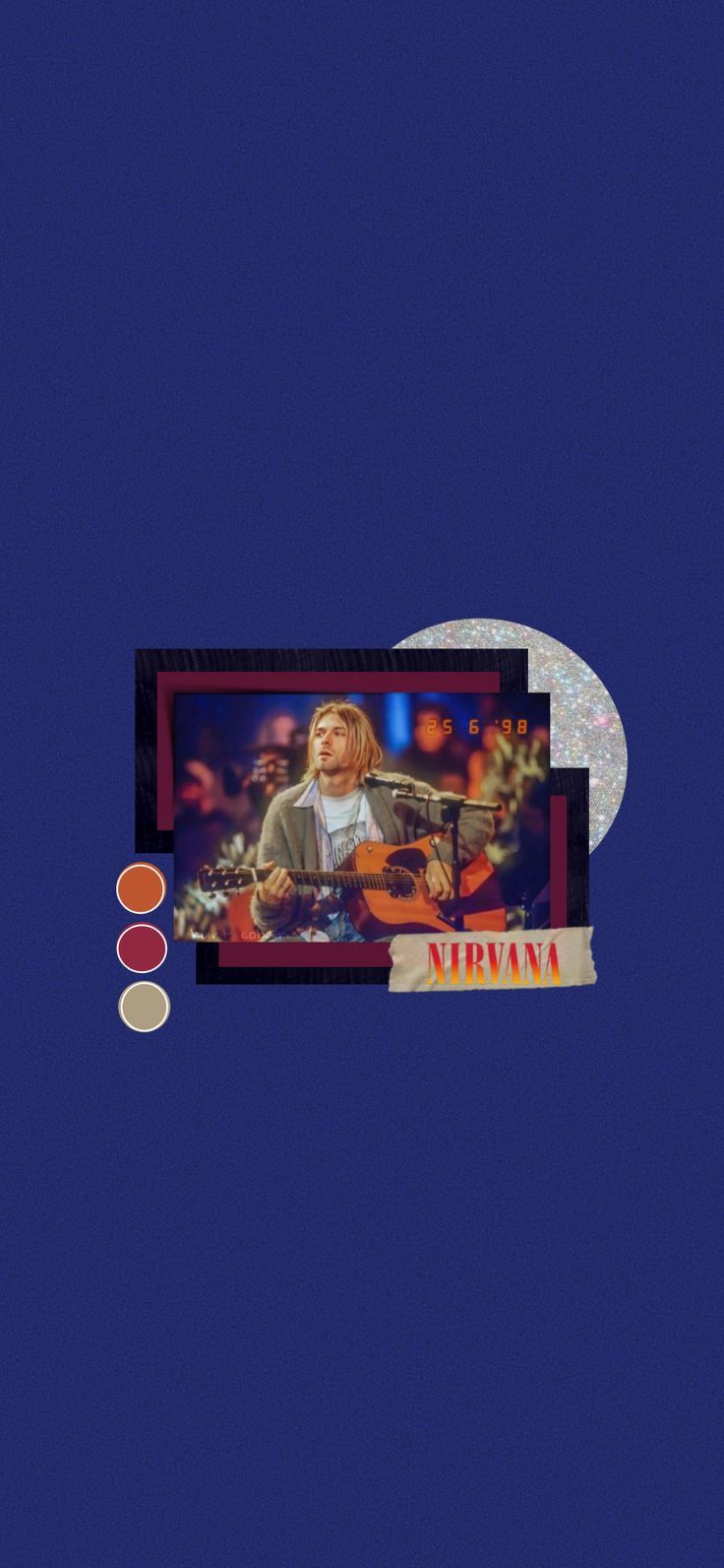 A picture of an album cover with the word nirvana - Nirvana