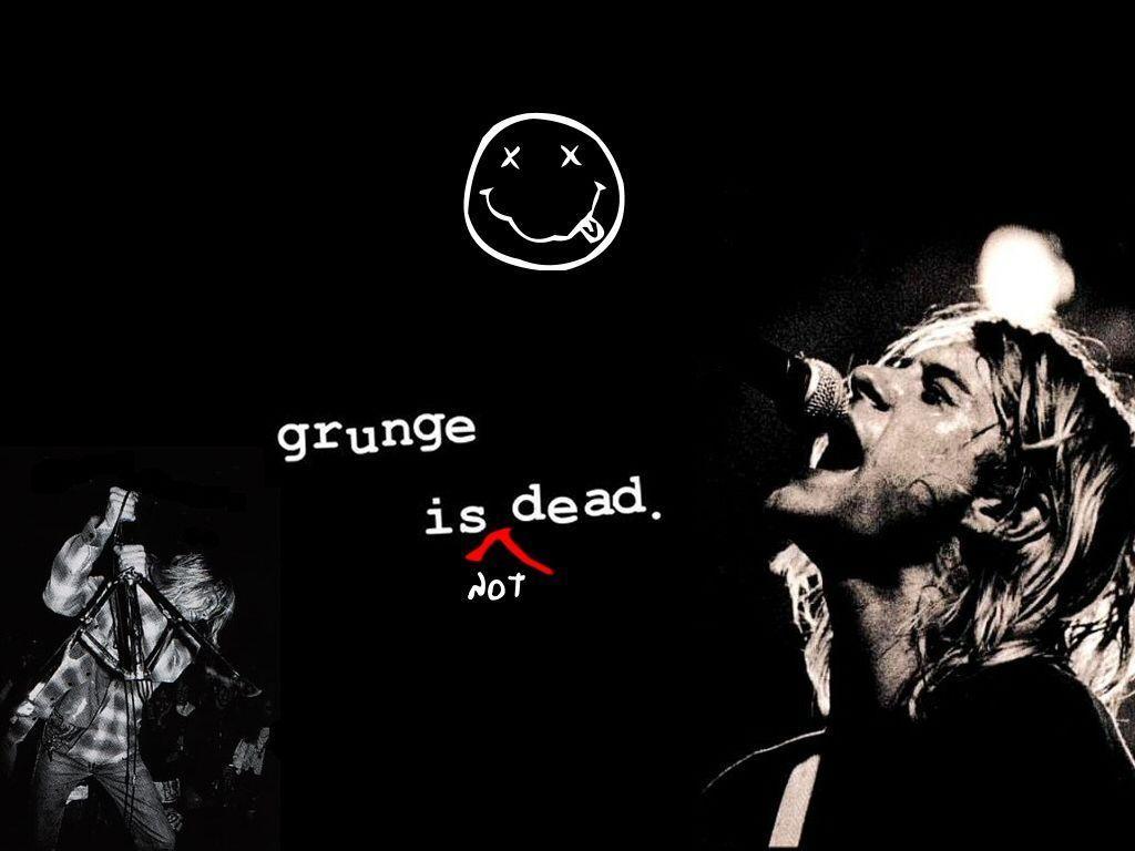 The grunge is dead wallpaper - Nirvana