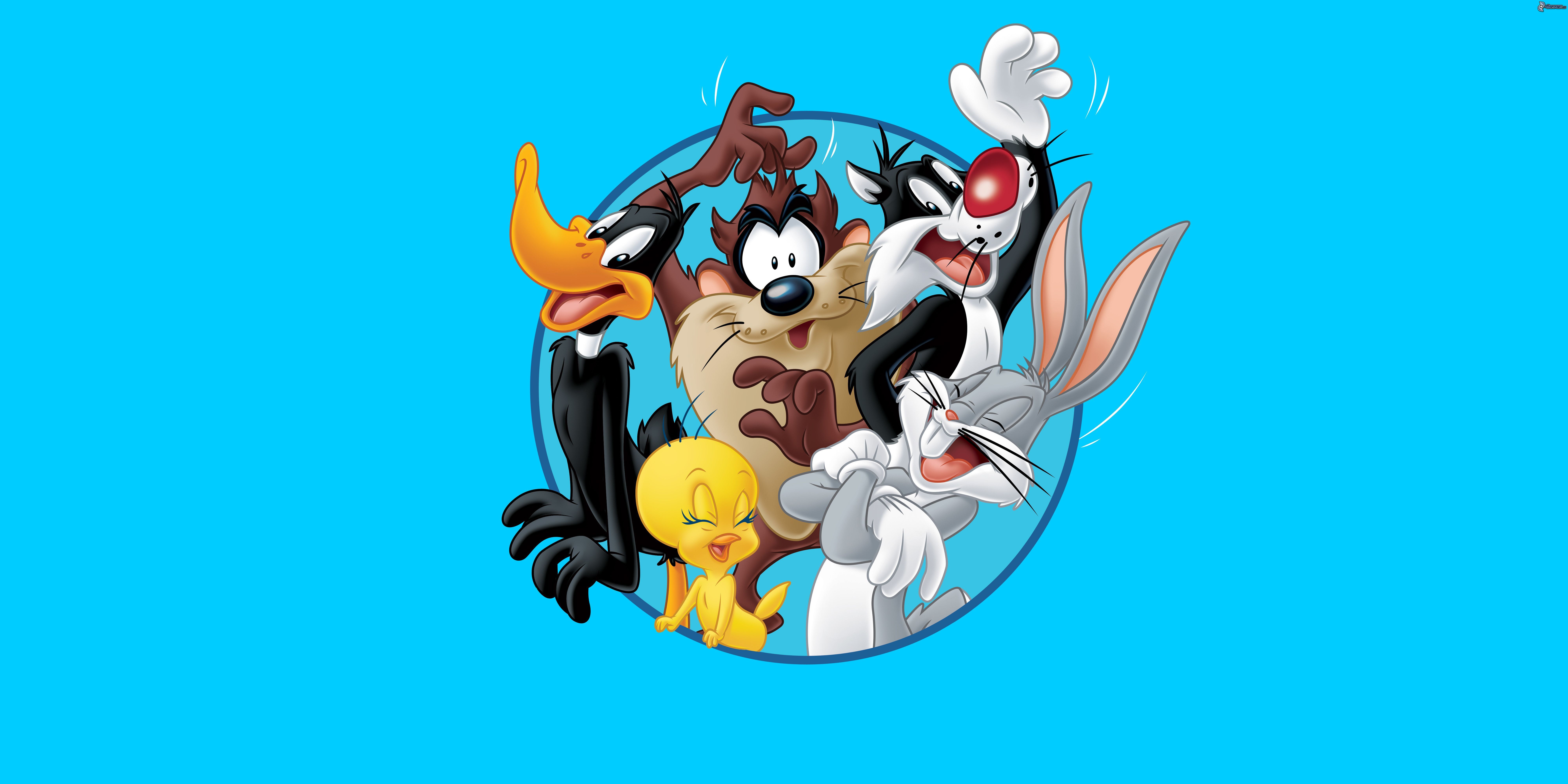 The Looney Tunes Gang: Bugs Bunny Daffy Duck HD, Road Runner, Bugs Bunny, Sylvester, Daffy Duck, Wile E. Coyote, Tweety Gallery HD Wallpaper