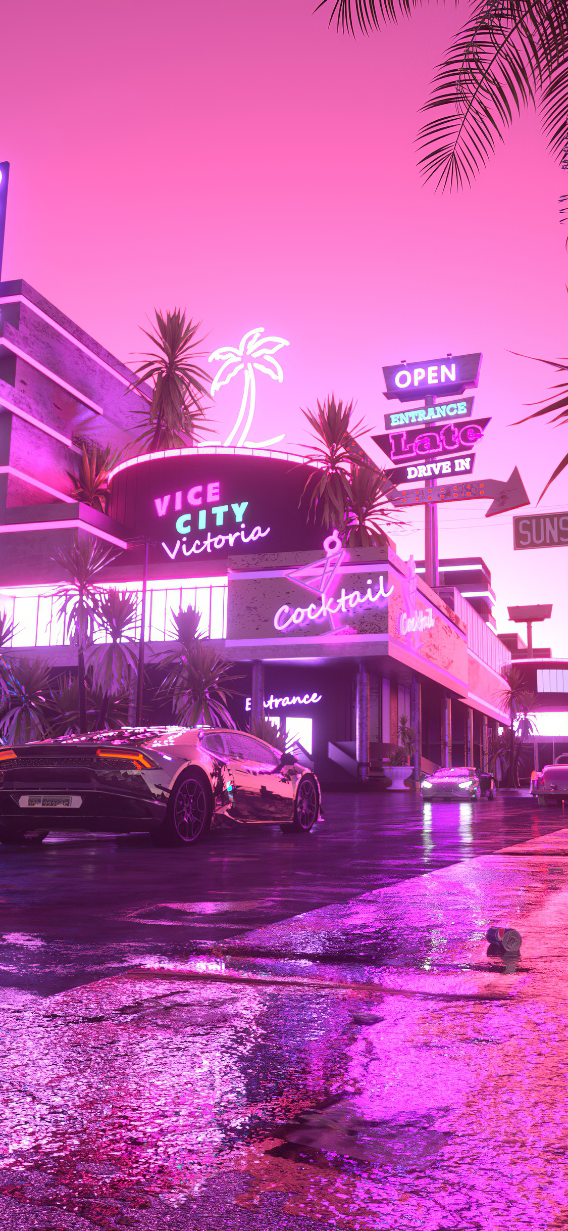 Vice city wallpaper for mobiles and tablets - City