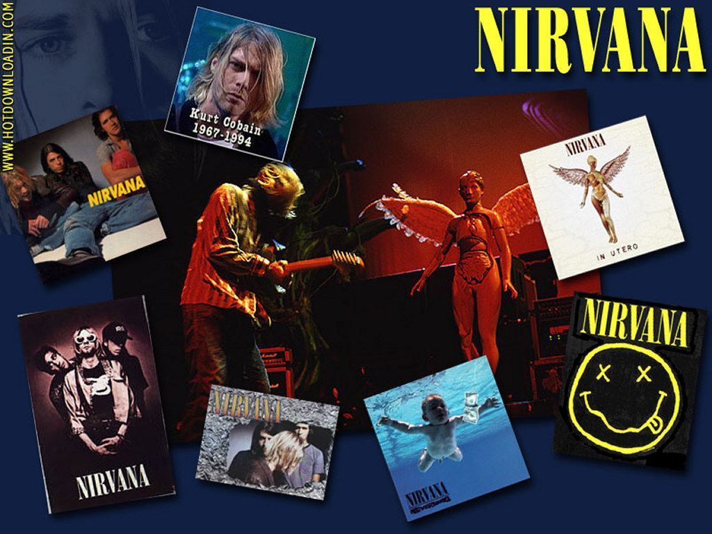 A collection of Nirvana's album covers - Nirvana