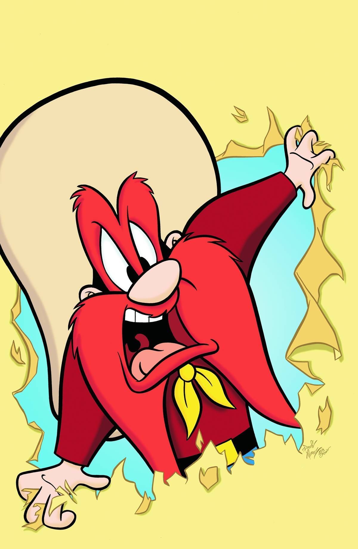 Yosemite Sam, the fastest gun in the West, is on a mission to take over the town of Tumbleweed Flats. - Looney Tunes