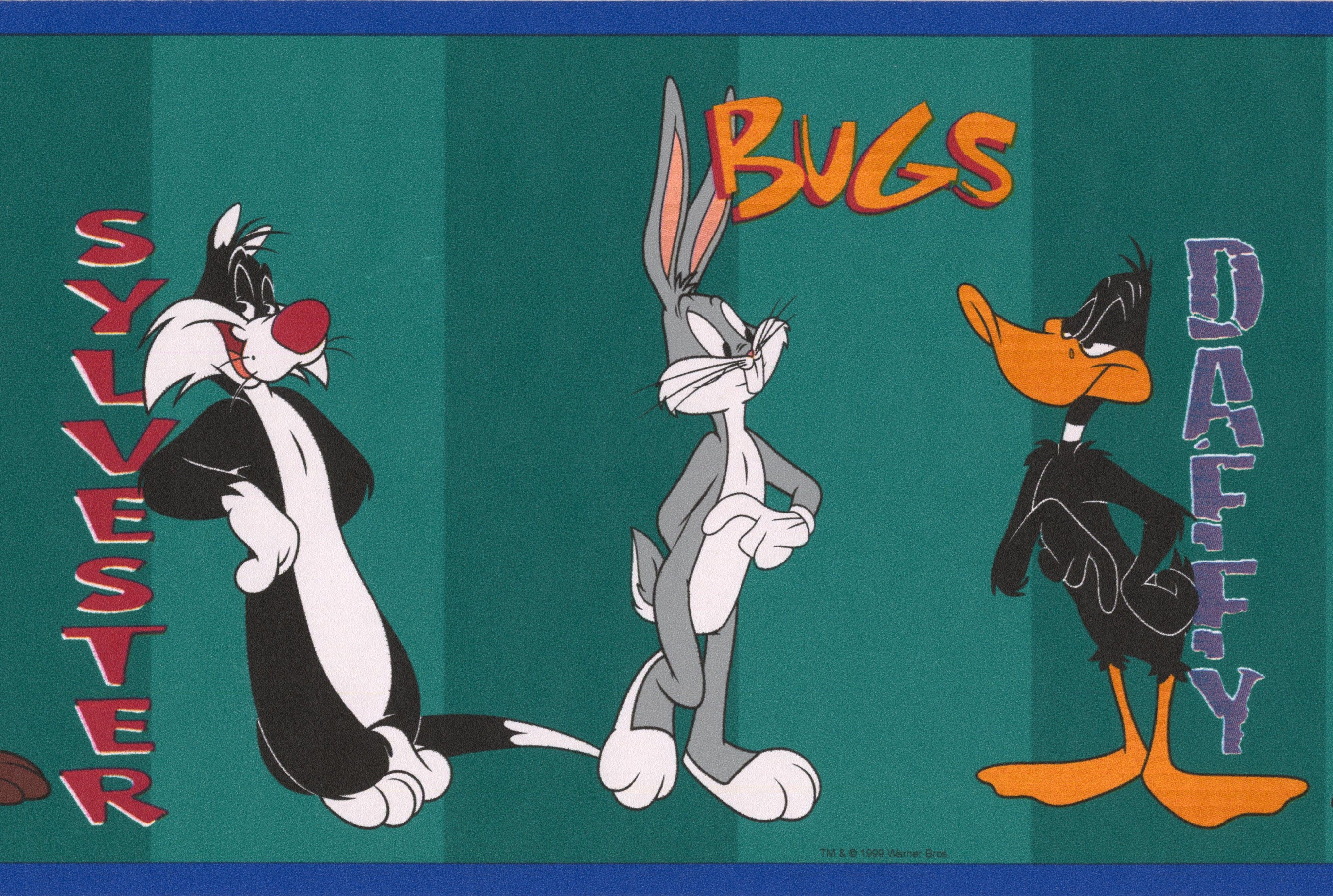 Bugs bunny, daffy duck and sylvester the cat wallpaper. - Looney Tunes