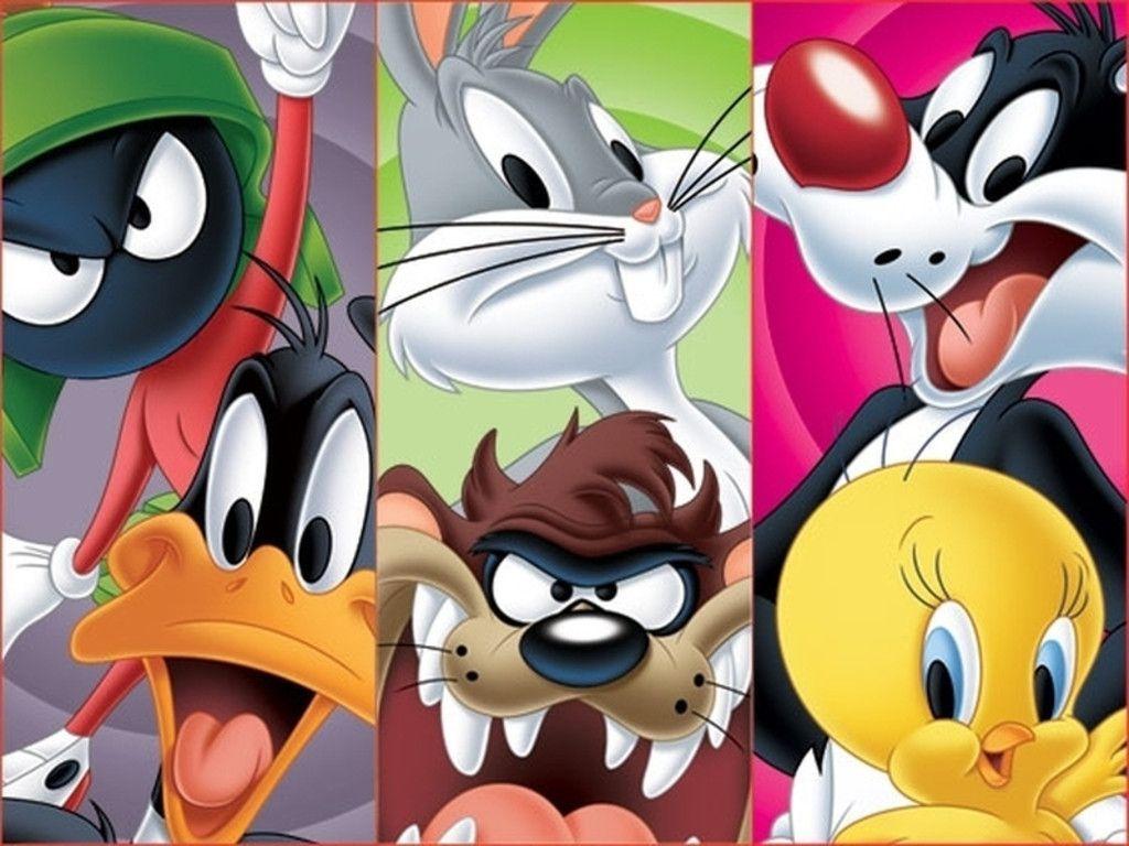 Looney Tunes characters are featured in this wallpaper. - Looney Tunes