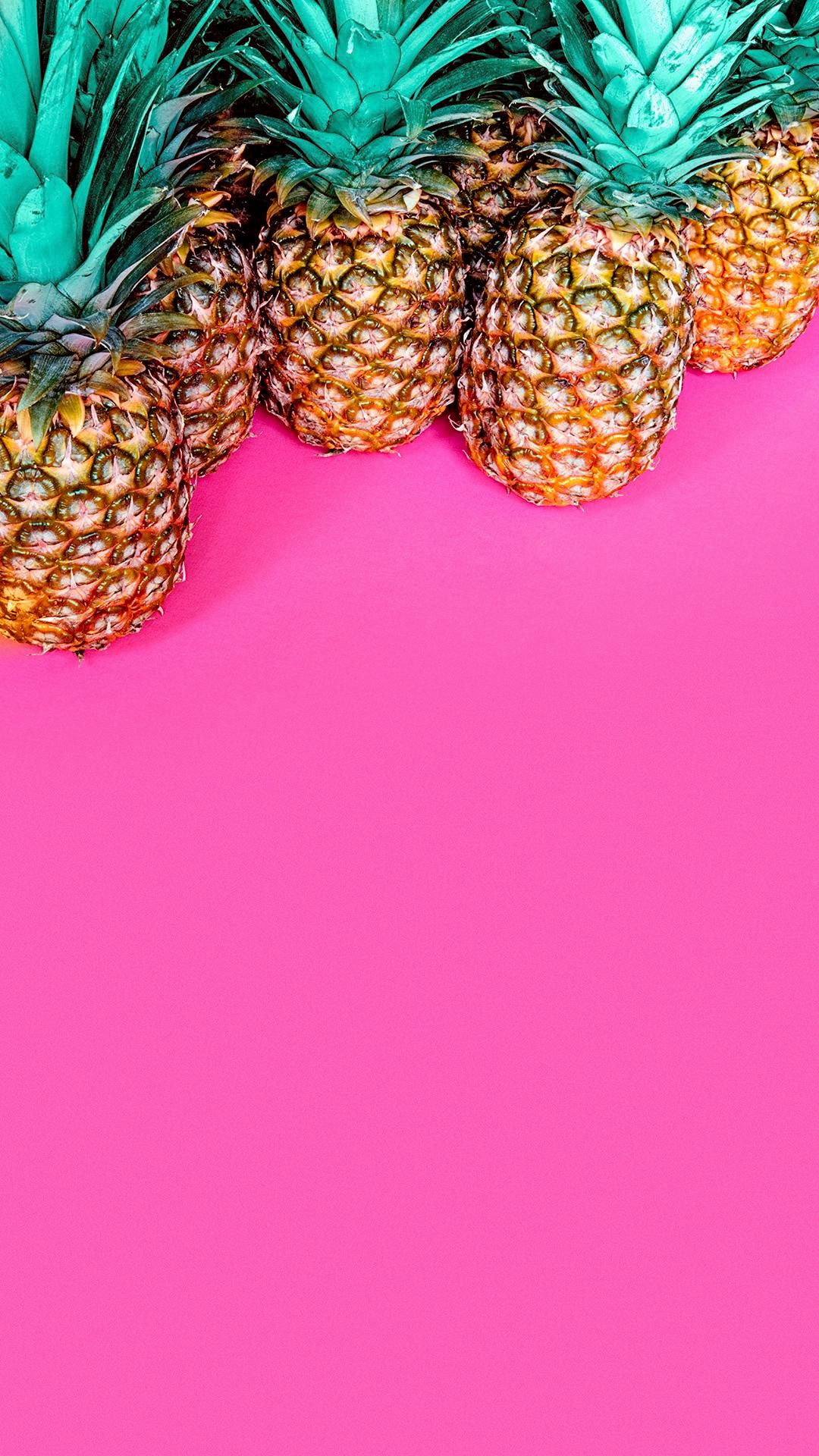 Pineapple iPhone Wallpaper with high-resolution 1080x1920 pixel. You can use this wallpaper for your iPhone 5, 6, 7, 8, X, XS, XR backgrounds, Mobile Screensaver, or iPad Lock Screen - Food
