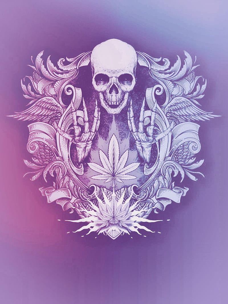 Purple panty Dropper, marijuana, plants, HD phone wallpaper
