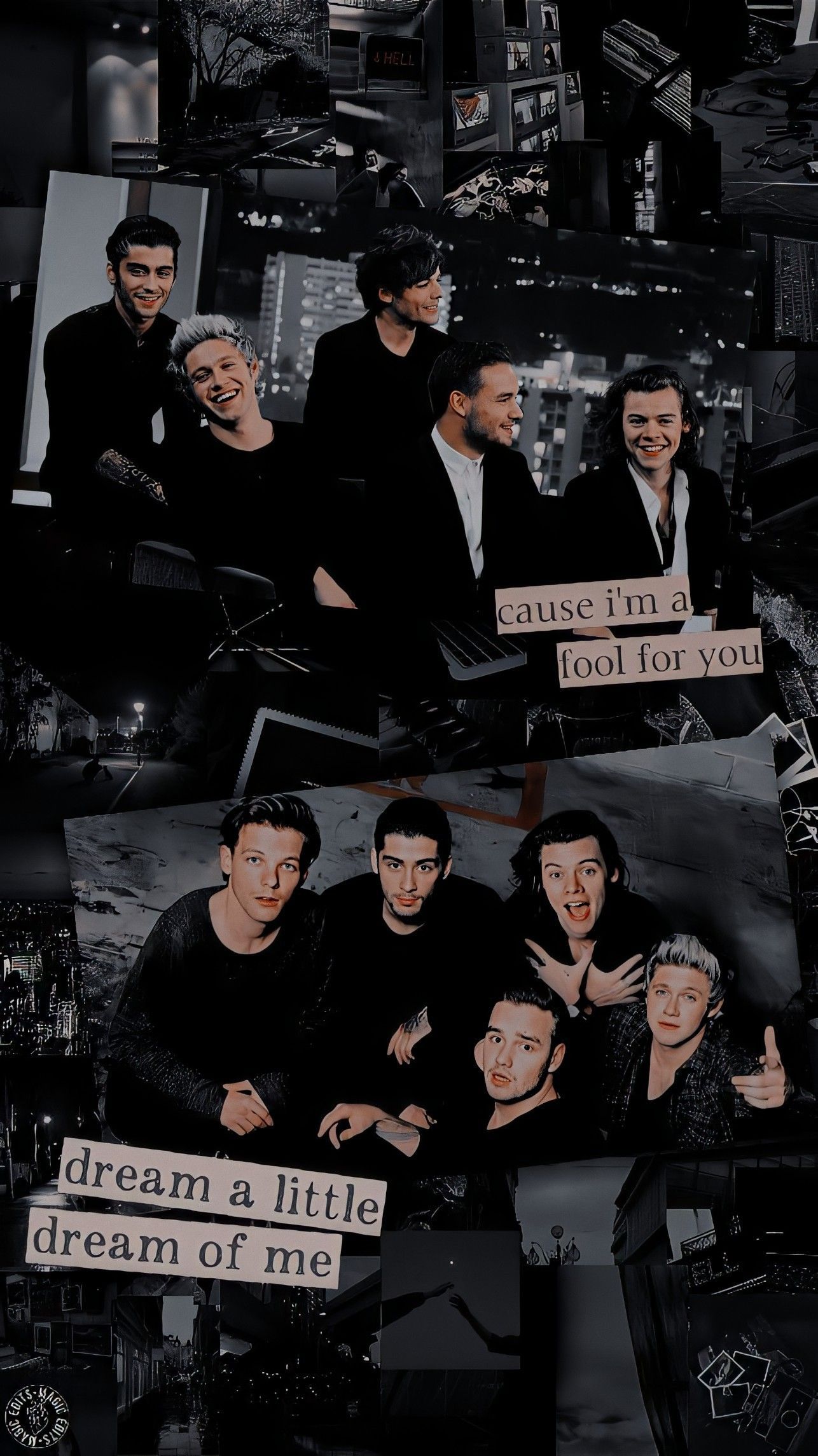 Lockscreen Wallpaper Aesthetic One Direction. One direction collage, One direction image, One direction lockscreen