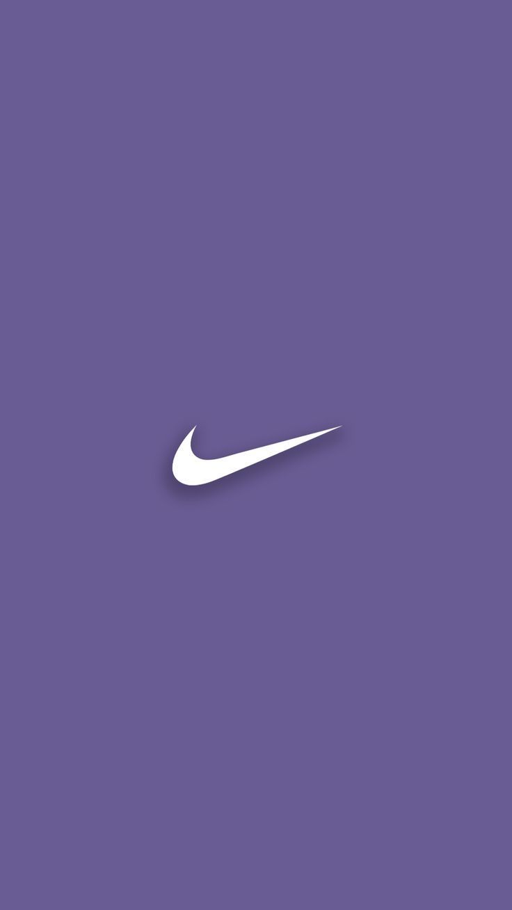 The nike logo on a purple background - Nike