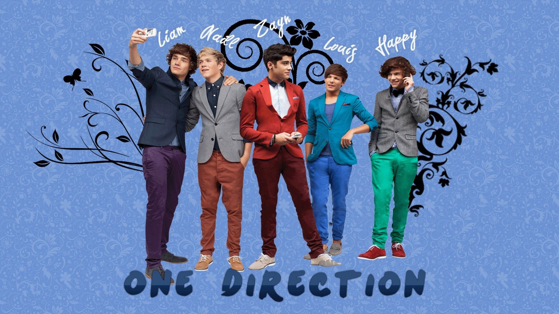 One Direction wallpaper 1920x1080 for laptop, desktop background, iPhone, Android, iPad, Tablet, etc. - One Direction
