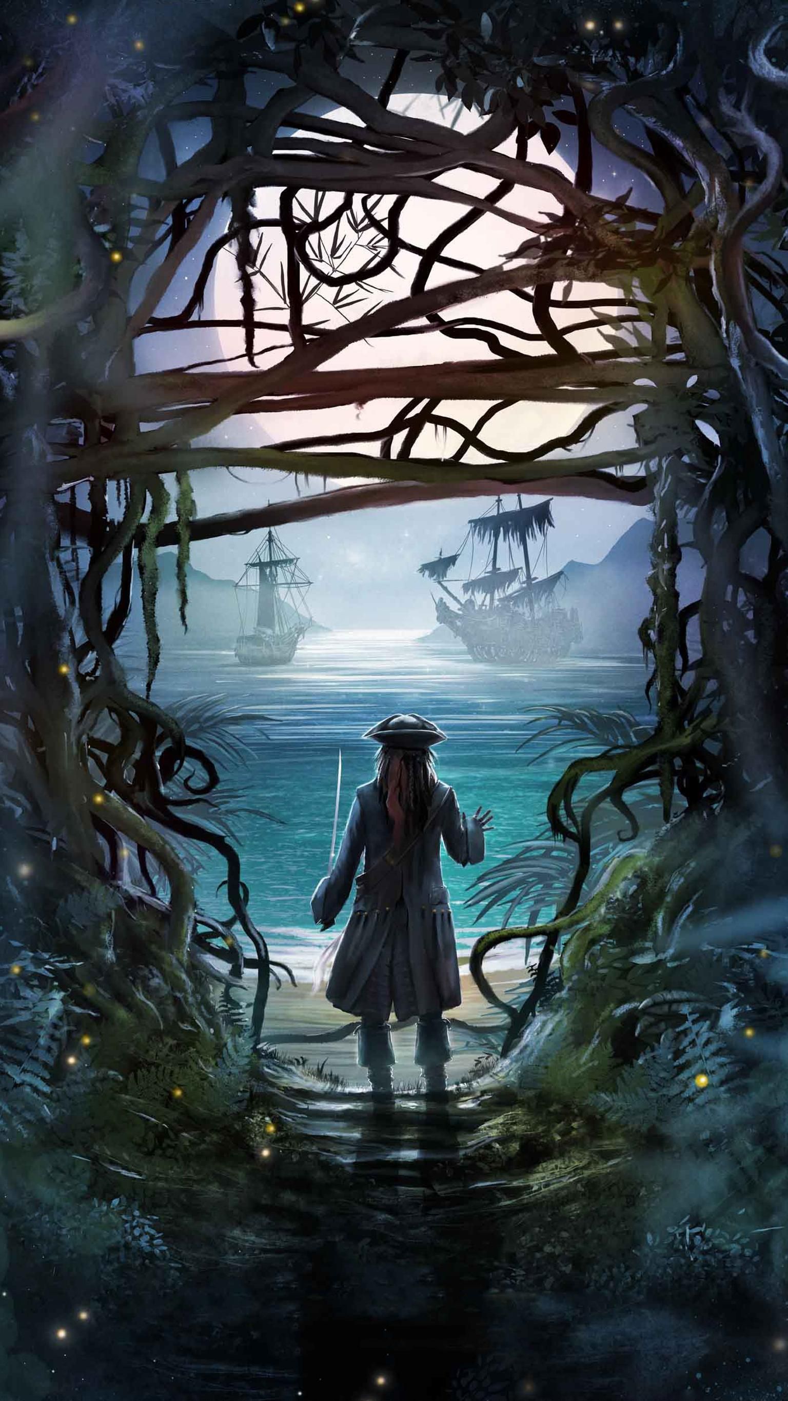 Wallpaper iPhone Pirates of the Caribbean with high-resolution 1080x1920 pixel. You can use this wallpaper for your iPhone 5, 6, 7, 8, X, XS, XR backgrounds, Mobile Screensaver, or iPad Lock Screen - Pirate