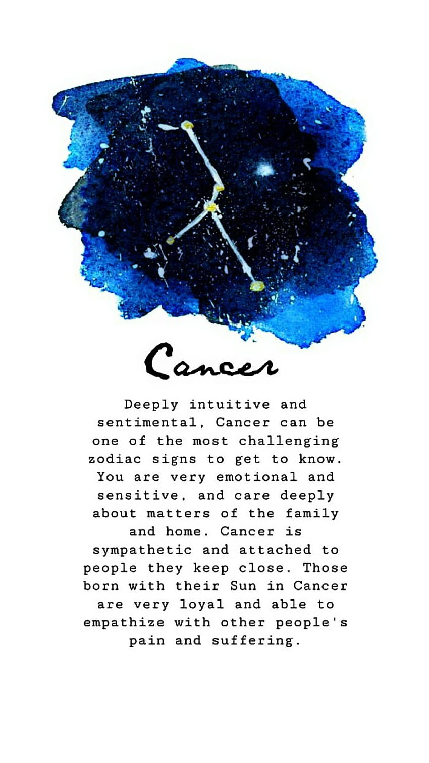cancer the zodiac HD wallpaper