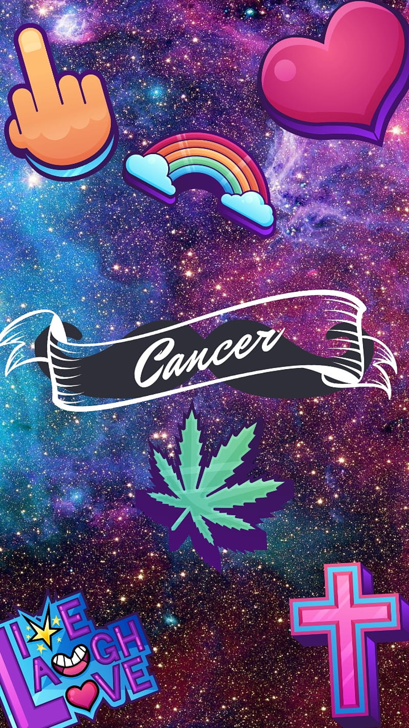 IPhone wallpaper I made for my friend’s phone. - Cancer