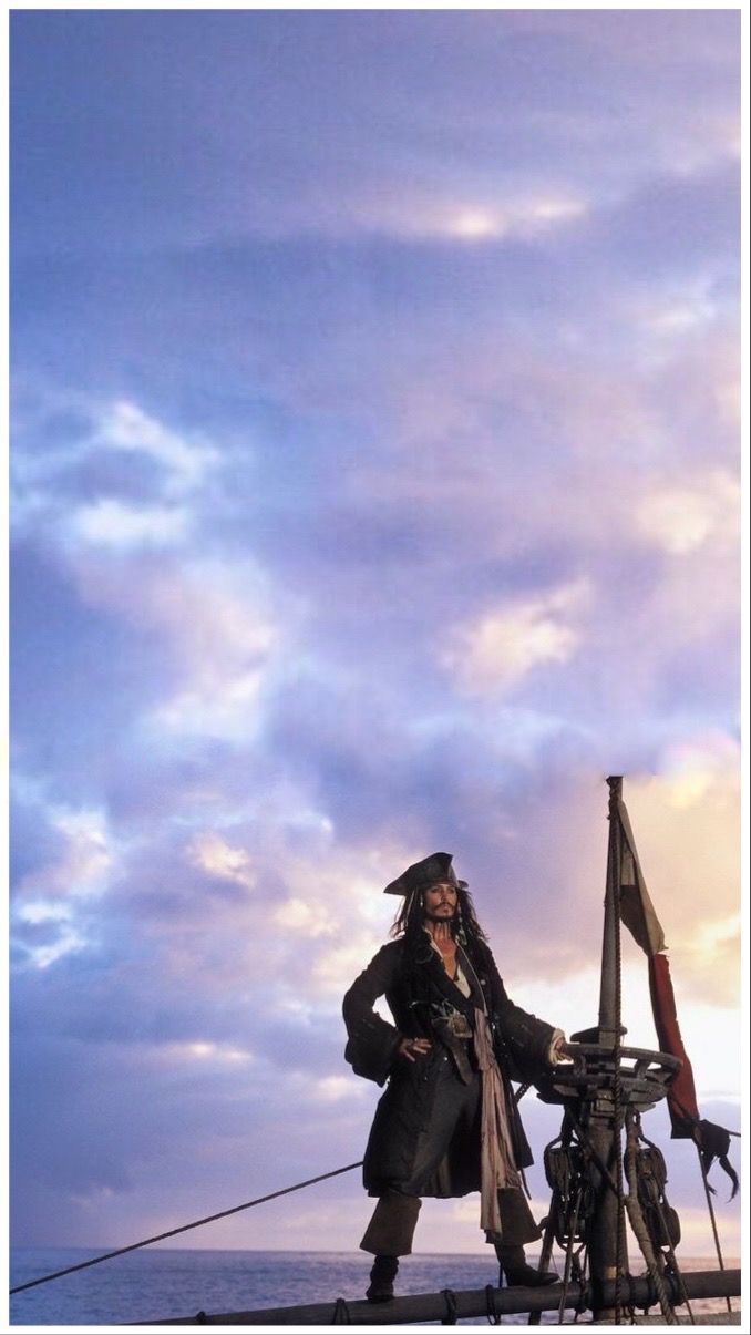 Jack sparrow standing on a boat - Pirate