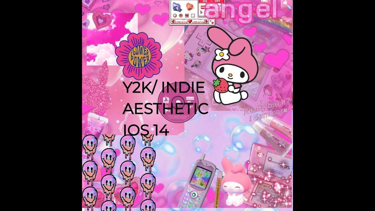 Indie/ Y2K aesthetic wallpaper IOS 14