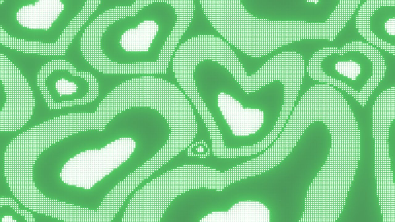 A green background with white hearts - Y2K