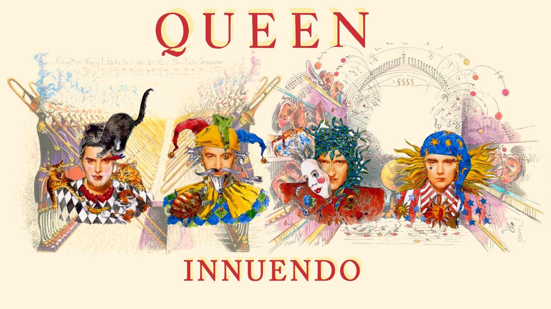 The cover of queen's album 'innuendo - 