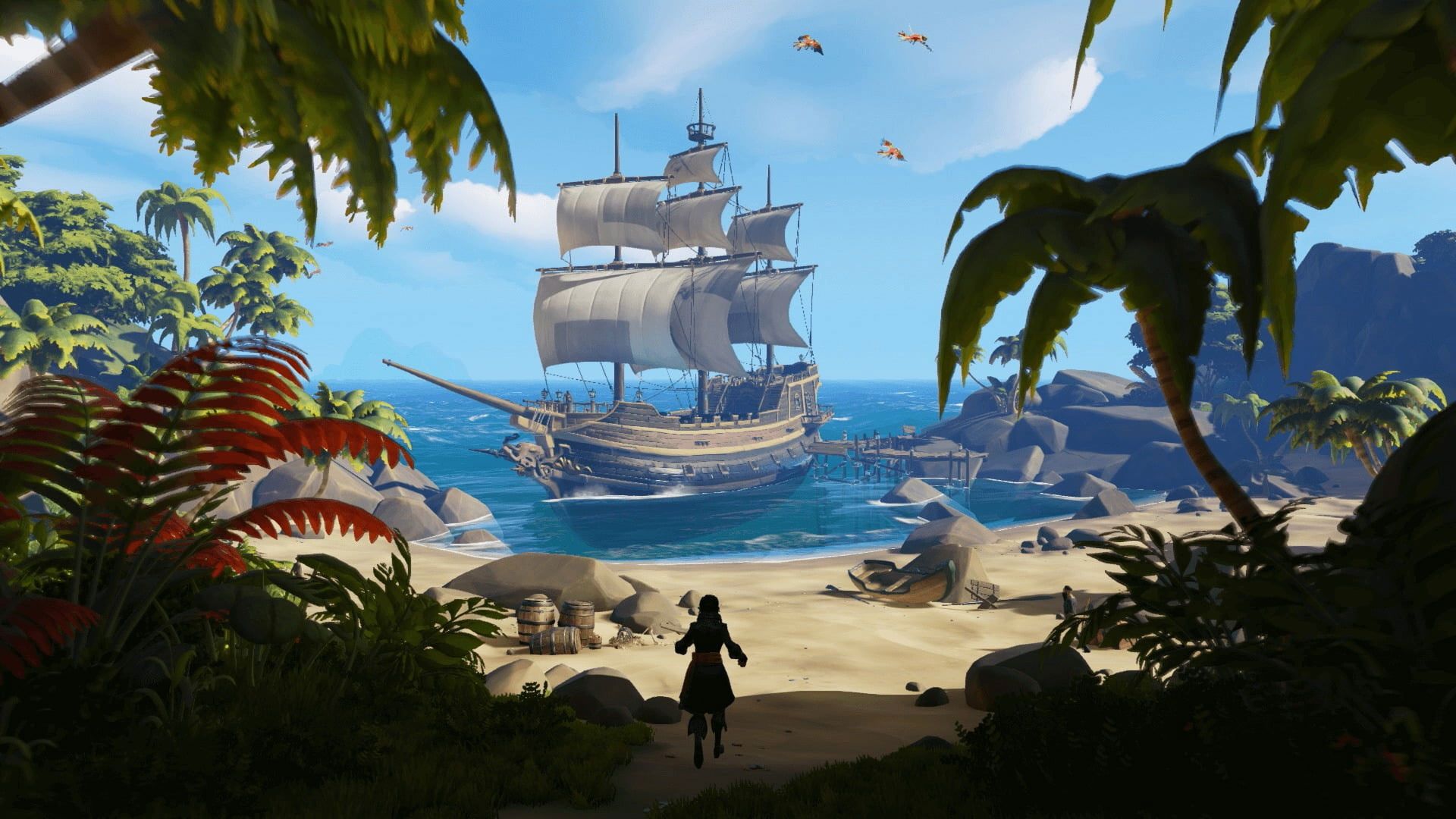Sea of Thieves is a game about sailing, fighting, and drinking. - Pirate